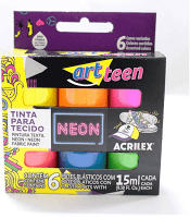 Tinta Guache Neon  Imagem 1